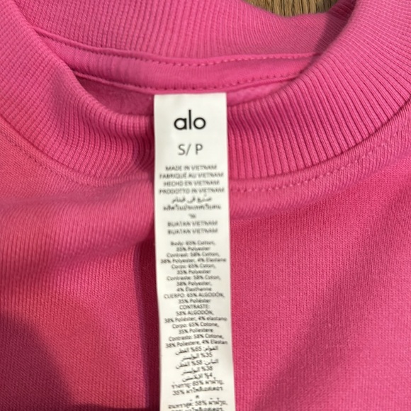 🎀Alo Paradise Pink Accolade Pullover🎀 - Picture 4 of 7